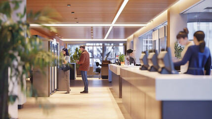 people walking in subway station
