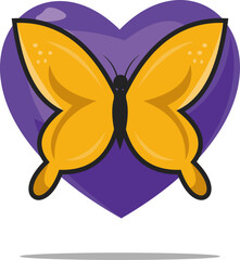 Romantic love elements. Valentine's day cute illustrations. Decorative love elements for festive design. Isolated on white background