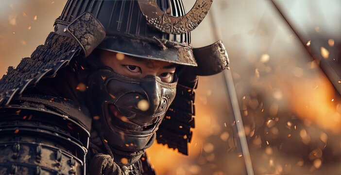 Samurai Japanese Warrior At War