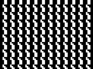 black and white geometric striped pattern