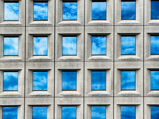 Cloud Reflections In Windows