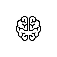 Brain logo desain vector,editable Eps 10
