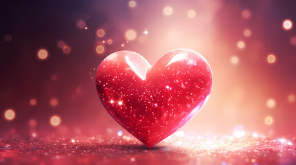 Romantic heart-shaped Valentine's Day background, symbolizing Valentine's Day, wedding, love