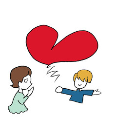 バレンタイン　愛の告白