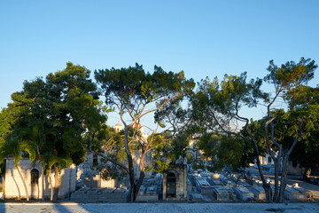 Fototapeta premium Colon Funerary Monument. National Monument of Cuba. One of the biggest cementeries in the world