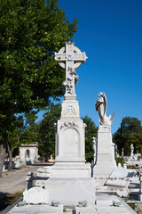 Obraz premium The Colón cemetery is declared a National Monument of Cuba. With its 57 hectares, it is the most important cemetery in the country. It has a large number of sculptural and architectural works, which i