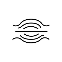 Obraz premium Muscle outline icons, minimalist vector illustration ,simple transparent graphic element .Isolated on white background