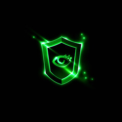 의료 아이콘, Eye Protection Icon