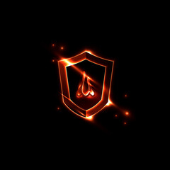 의료 아이콘, Nose Protection Shield Icon