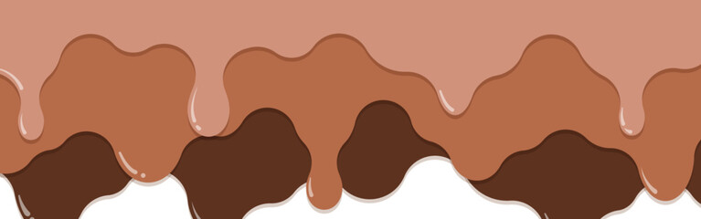 フレーム素材_垂れたチョコレート