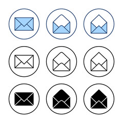 Mail icon vector. email sign and symbol. E-mail icon. Envelope icon