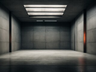 Abstract empty concrete interior room, exterior wall, wallpaper and background, for product ads	