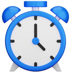 Alarm Clock 3D Illustration