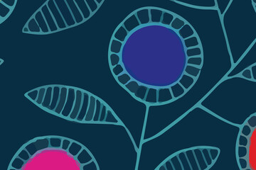 Watercolors and various flowers, marine creatures, butterflies, chrysanthemums, and birds are beautiful