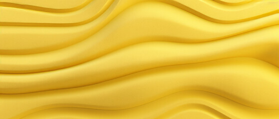 Fototapeta premium Wavy Yellow Texture.