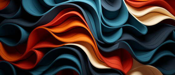 Multicolored Abstract Swirls