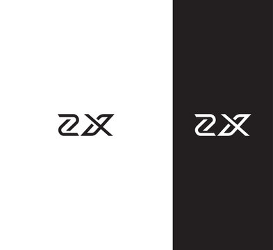 ZX, XZ, ZK, KZ letter logo design template elements. Modern abstract digital alphabet letter logo. Vector illustration. New Modern logo.