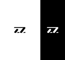 ZZ, Z, ZL, LZ letter logo design template elements. Modern abstract digital alphabet letter logo. Vector illustration. New Modern logo.
