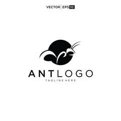 Ant Vector Design Logo Illustration