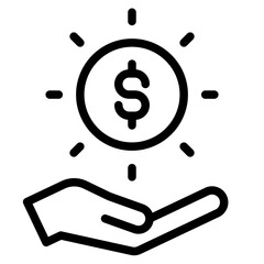 purchase, saving icon