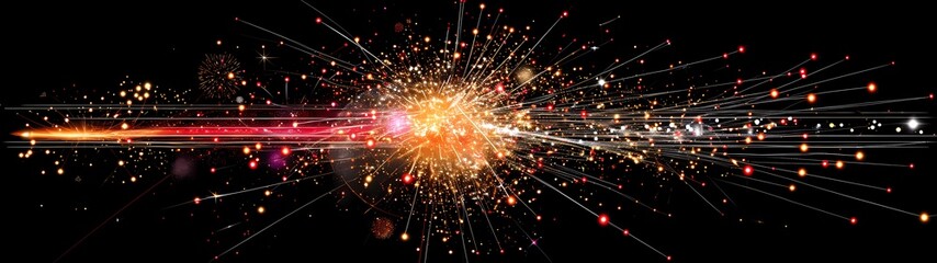 Obraz premium scientific structures - science, geometry, physics, particles, space, nature, abstract