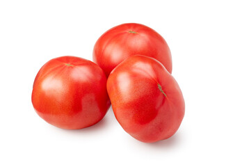 Fototapeta na wymiar tomatoes isolated on white background.