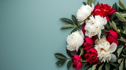 bouquet of white flowers background