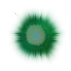 An abstract transparent glitch art burst texture design element.