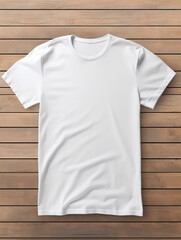 white t-shirt as element isolated on white background