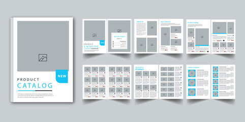 Product Catalogue & modern a4 product catalog design template, Minimalist product brochure template design