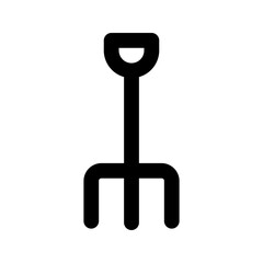 pitchfork line icon
