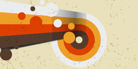 Obraz premium retro style design background