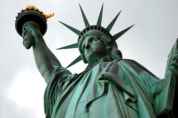 Obraz premium Liberty statue in New York city, USA