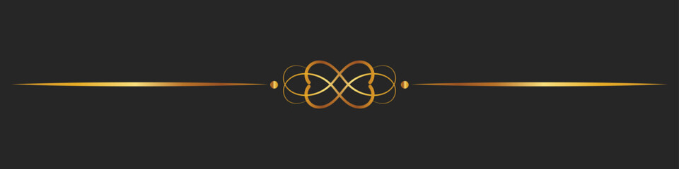 Gentle vintage lines rich gold color simple decoration for eco friendly packaging.