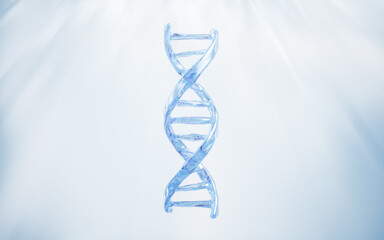 DNA with biological concept, 3d rendering.