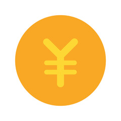 chinese yuan Flat icon