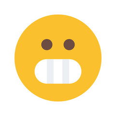 Fototapeta premium grinning Flat icon