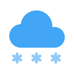 snowfall Flat icon