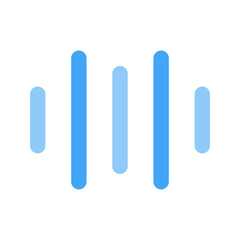 sound wave Flat icon