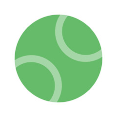 tennis ball Flat icon
