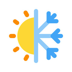 winter season Flat icon