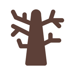 winter tree Flat icon