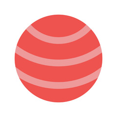 yoga ball Flat icon