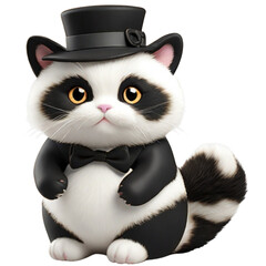 3d mafia cat panda cute © VV