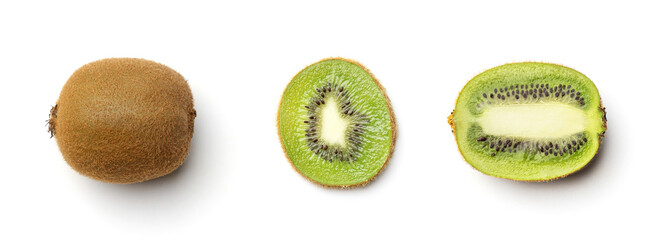 Kiwi collection isolated on white