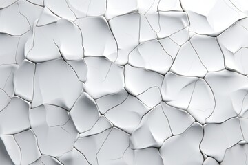 Cracked white ceramic texture