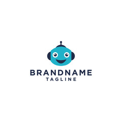 Artificial intelligence robot logo design