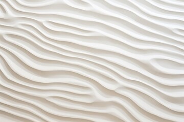 Obraz premium White sand wave pattern texture background