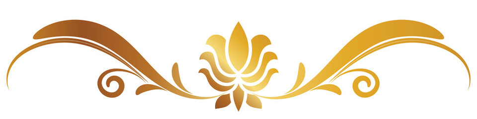 Gentle vintage lines rich gold color simple decoration for eco friendly packaging.