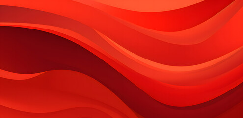 Obraz premium Waved red background with a wavy pattern, Chinese New Year festivities, striped compositions, circular shapes, 2D red pattern with waves, minimalist color palette, Chinese wallpaper.